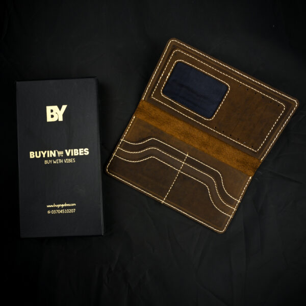 Timeless Elegance: Premium Leather Wallet by Buying Vibes - Image 2