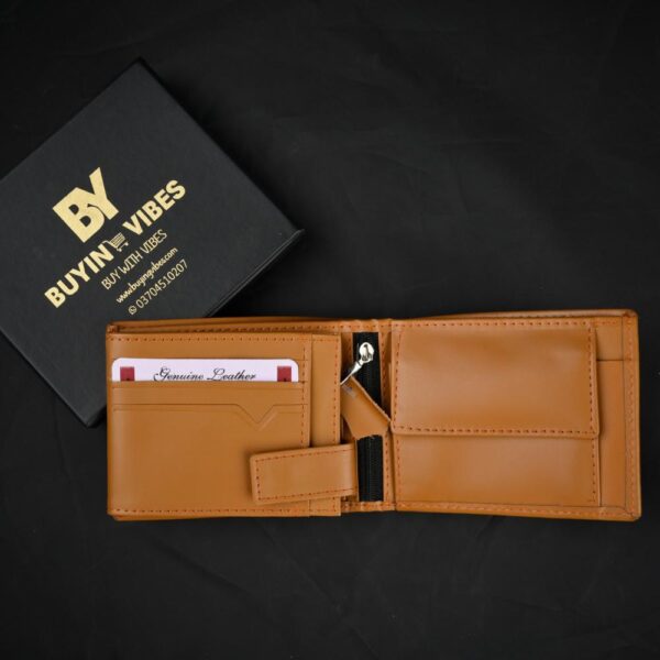 Premium Leather Wallet – Stylish & Functional by Buying Vibes - Image 3